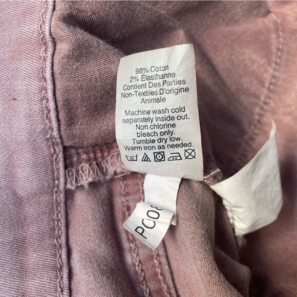 Madewell Jeans 9” High Riser Skinny Skinny Crop Dusty Pink Wash Size 27 | 4 - Picture 11 of 12